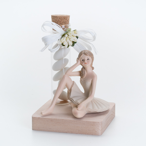 VASSAGO – Collana Ballerina Con Ciondolo Cuore E Silhouette – Acciaio Inox – Regalo Per Ballerine, Figlie, Mamme – Con Sacchettino
